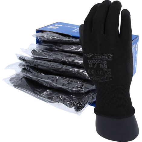 BRILLIANT TOOLS Mikro-Feinstrickhandschuhe Größe 8 / M - BT156931