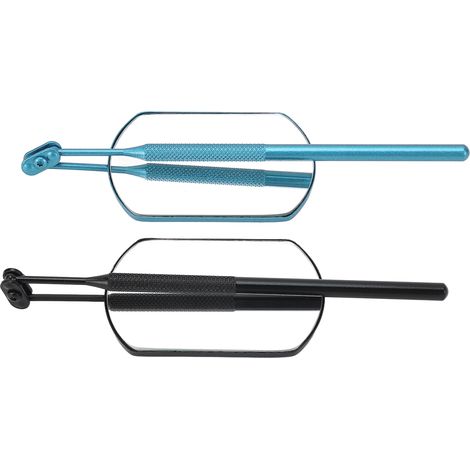 Miroir à cils 2 pièces, rotation 360°, anti-buée, carré pliable, portable, pour extension de cils, accessoires pro esthéticienne (1/5)
