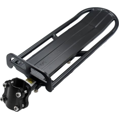 Portaequipajes trasero ajustable – capacidad de carga máxima 10 kg – compatible con bicicletas de montaña y de carretera. (1/4)