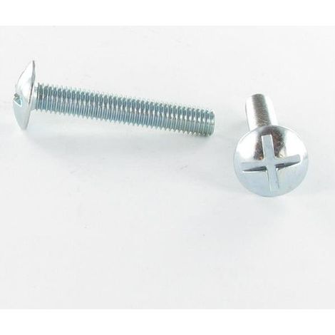 Vis Poelier Fendue En Croix M6X70 Filetage total Inox A2 (1/2)