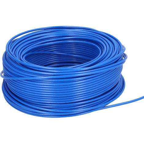 Câble électrique en cuivre à 7 conducteurs isolé PVC, alimentation électrique, 100 mètres, BVV 1x1, 300 V CA (1/5)