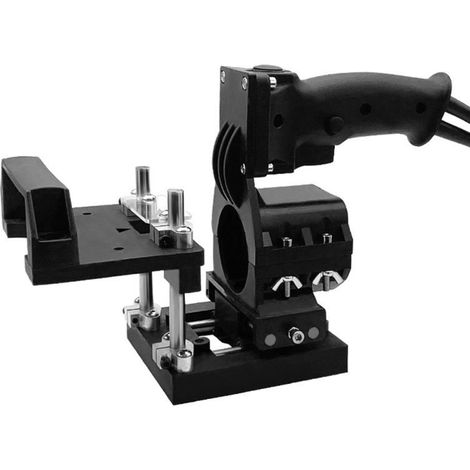 Support de machine à rainurer 2 en 1, support portable pour machine à encocher, porte-outil de coupe, support de positionnement pour fraise de 63 à 68 mm (1/5)