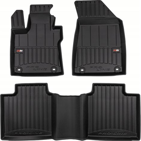 Alfombrillas de goma y tapetes para puertas MG HS 2 HEV Hybrid+ desde 2024- 3D TRAUGH