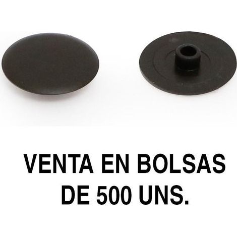 tapón embellecedor gozo. plástico. bolsa 500 unidades acabado negro (1/5)