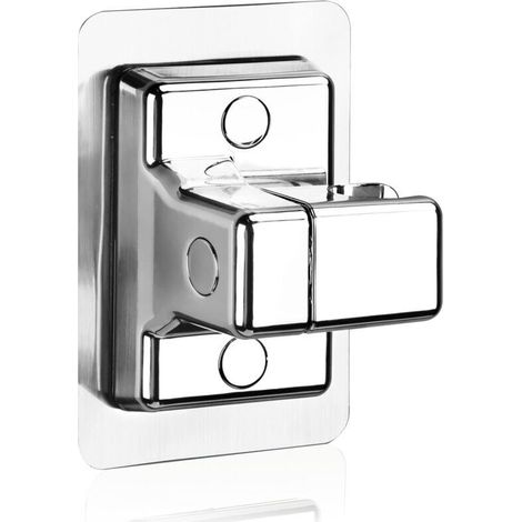 Support de douche sans perçage Ulisem, support de pommeau de douche universel pivotant à 360°, support de douche mural, support mural rotatif pour douchette à main, support de douche fixe réglable (1/4)