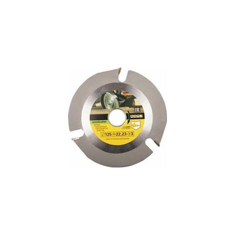 Disque à tronçonner 125 mm pour meuleuse Coupe précise bois dur et placoplâtre Alésage 22 mm Pour meuleuse d'angle (1/5)