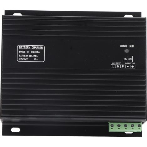 Chargeur de batterie universel 12V 24V pour générateur - Protection contre les surcharges, alliage d'aluminium, intelligent ZH-CH2810A (1/5)