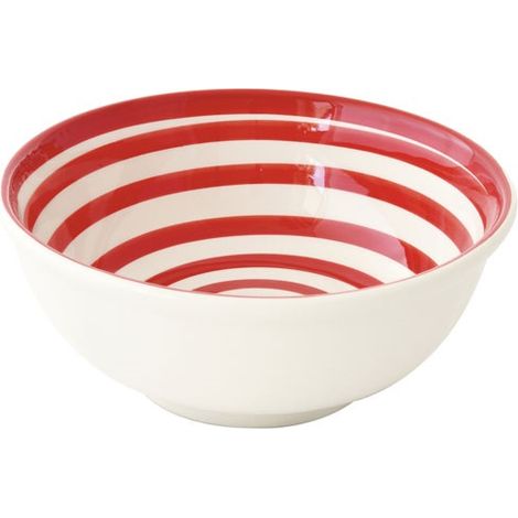 Keramik-Schüssel Ø 27 cm Color Mix Rot - Pozzi Milano Spa