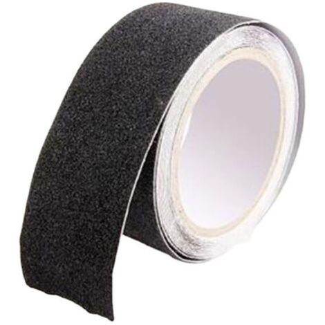1PC Ruban antidérapant pour escaliers, 5 cm x 5 m, friction noire, mouture de sécurité, escabeau, intérieur, extérieur, haute traction (1/5)