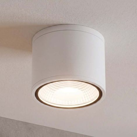 [NEUWERTIG] B-Ware Orion Deckenstrahler Außenleuchte Sputnik LED Strahler IP65 weiß Ø14,5cm 1030lm (1/2)