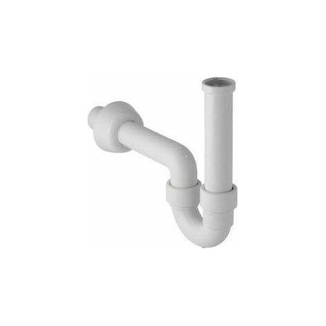 Sifone Scarico ad S per Lavabo Bianco Geberit Ø 40 mm G 11 x 4