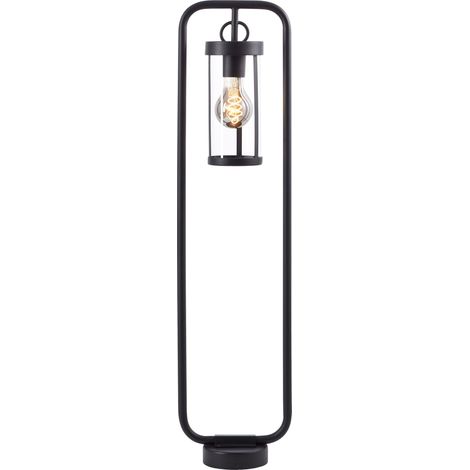 Brilliant Stehlampe Sidney Außenstandleuchte, 85 cm, Laterne, E27, Metall/Glas, schwarz