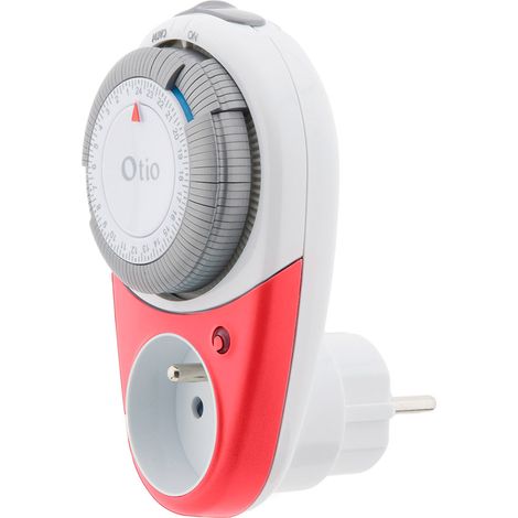 Otio – Programmateur quotidien T-10 – Prise programmable 16A – Alimentation 230V – Sécurité enfant intégrée – Format compact (1/6)