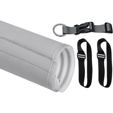 Funda para manguera de aire acondicionado: protección UV, aislamiento antipolvo para aire acondicionado portátil, funda flexible para apartamento, oficina, habitación de hotel, aula. (1/5)