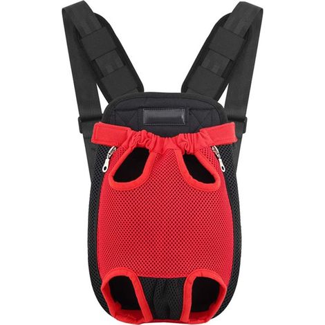 Zaino per animali domestici (cani e gatti), portatile, borsa a tracolla ventilata, zaino regolabile per animali, zaino per cani da esterno (1/5)