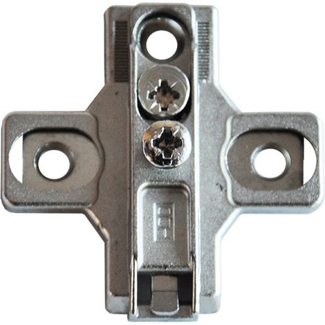 10PZ BASETTA REGOLABILE PER CERNIERE art. B2R3E39 - altezza 3