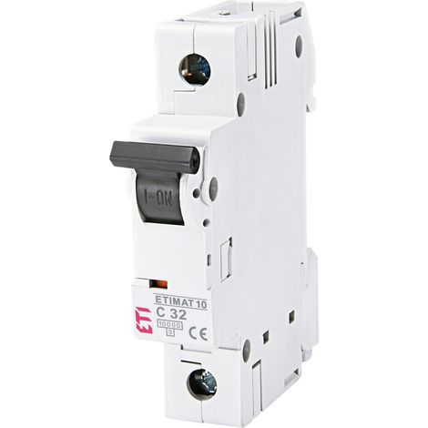 Interruttore di sovracorrente etimat 10 1p C32