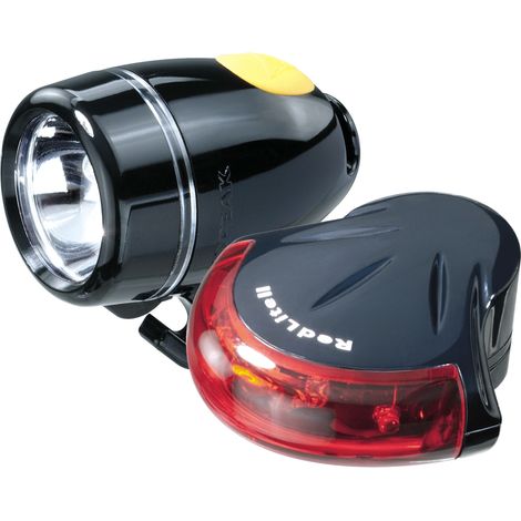 éclairage Vélo Avant Et Arrière Combiné Noir - Visibilité Sécurité - Topeak
