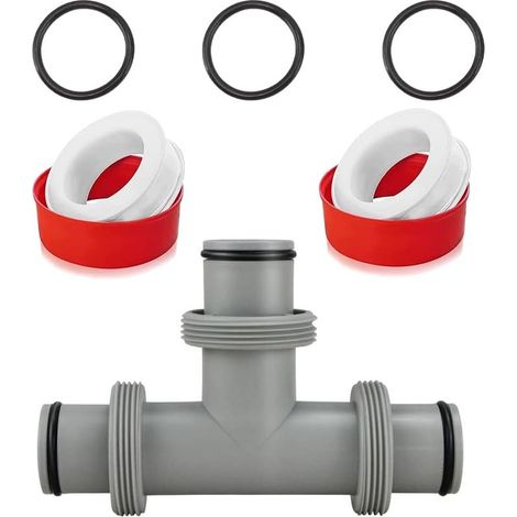 Raccord Tuyau en T Piscine 38mm, Vanne 3 Voies, Accessoires De Piscine (1/5)