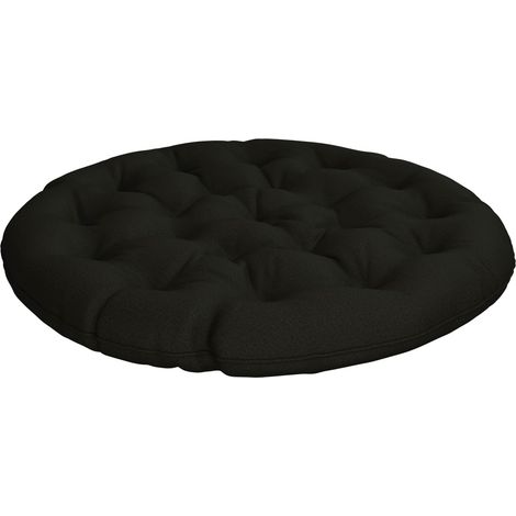 Cuscino per Sedia Papasan VIANEN 100% Poliestere Nero vidaXL