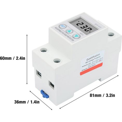 SVP-915 LCD-Bildschirm, einphasig, einstellbar, automatische Rückstellung, Überspannungs- und Unterspannungsschutz (1/5)