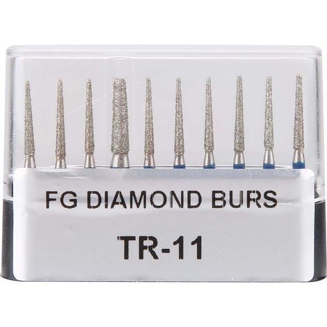 Hochgeschwindigkeits-Diamantbohrer für die Zahnmedizin – 10er-Packung, 1,6 mm Durchmesser FG
