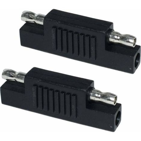 Connecteur Inverseur De Polarité SAE - Adaptateur SAE À SAE - Pour Systèmes 12 V Et 24 V CC - Lot De 2 (1/4)