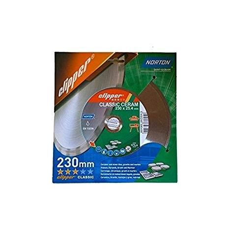 Norton Clipper Classic Lama diamantata per ceramica 230 mm