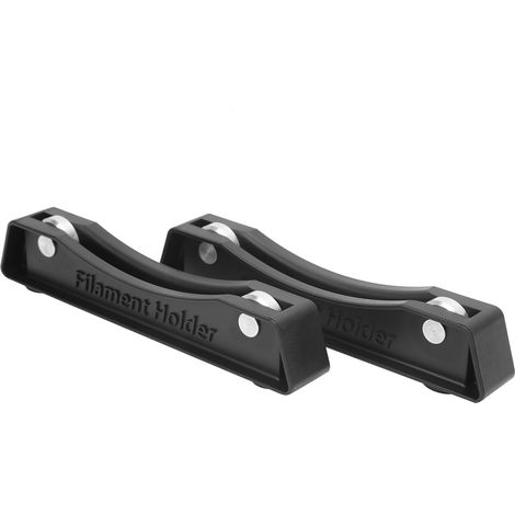 Un ensemble de deux supports pour ranger les bobines de consommables d'imprimante 3D, qui peuvent également servir d'étagères pour les consommables et les fournitures industrielles. (1/5)