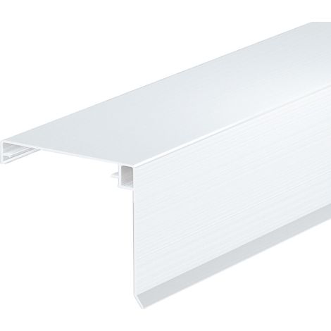 Wetterschenkel-Klemmdeckel f. 80 mm preßblank, 5000 mm