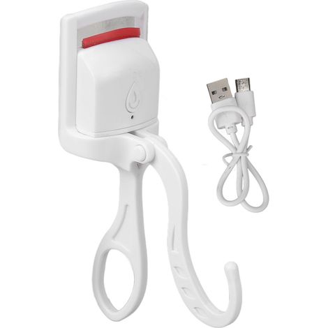Recourbe-Cils Électrique Chauffant - Design Courbé Ergonomique - Charge Rapide Type C - Pour Salon Et Domicile - 1 Pièce (1/5)