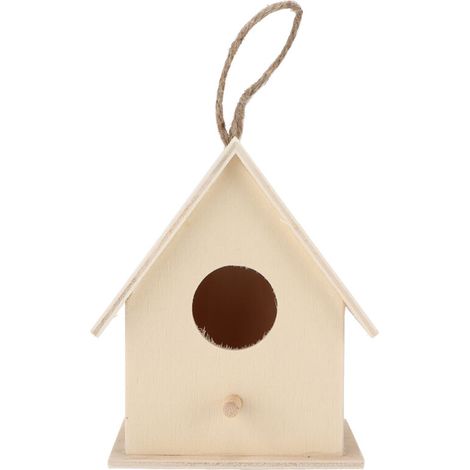 Bardusch-Nichoir en Bois Innovant Petite Maison d'Oiseau en Bois Bricolage Sûre Durable Naturelle (1/5)
