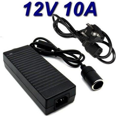 Adaptateur Secteur - TopChargeur - Convertisseur Transformateur - AC 220V vers DC 12V - 10A - 120W