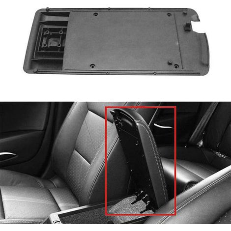 Suitable for 11-15 Citroen C5 center console armrest cover assembly and leather armrest mat assembly (1/4)