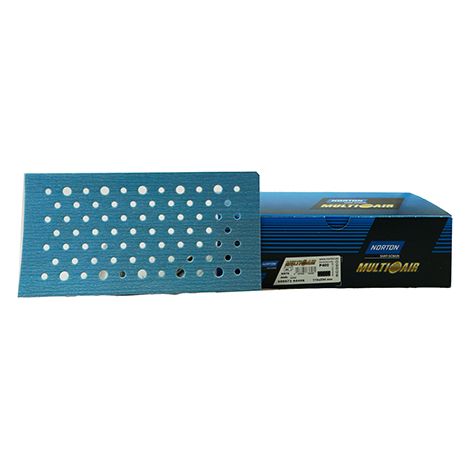 NORTON MEANS BLÄTTER keramikbeschichtete MULTI AIR 115 x 230 mm P400 50 PIECES