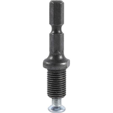 Mandrin de perceuse à percussion électrique Adaptateur de Tige hexagonale 3/8 "-24UNF avec vis (1/5)