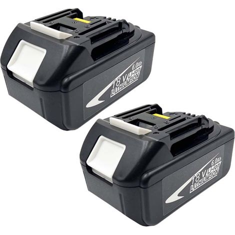 2pcs Remplacement pour Makita 18V 6.0Ah, Batterie de Remplacement Makita 18V BL1860B BL1820B 1830B 1840B 1850B, Compatible avec Les Outils Makita 18V s'adapte au Chargeur Original Makita (1/5)