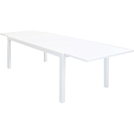 DEXTER - set tavolo in alluminio cm 200/300 x 100 x 74 h con 8 sedie e 2 poltrone Dexter (1/4)