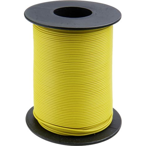 Donau Elektronik 125-S50-3 Litze 1 x 0.25 mm² Gelb 50 m