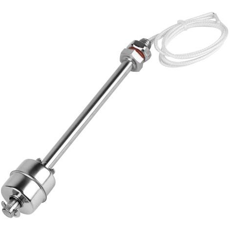 Interrupteur à flotteur en acier inoxydable - 150 mm - Capteur de niveau d'eau M10 - Régulateur de niveau d'eau 0 220 V - Capteur de niveau de liquide - Pour pompe à eau, piscine, étang (1/5)