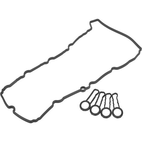 Jeu de joints de cache culbuteurs noir caoutchouc 11128511814 pour BMW Série 3 E90 E91 E92 E93 F30 F31 LCI (1/5)