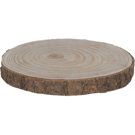 Präsentationsplatte 28 cm – Baumstamm – Cosy & Trendy