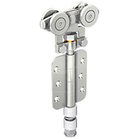 MONTURE INTERMÉDIAIRE SUR CHANT AXE 10 MM GALET ACIER MANTION 0332