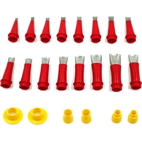 Applicateur de buse de calfeutrage en acier inoxydable, ensemble de 22 pièces, colle de finition de calfeutrage, mastic Silicone, outil de finition, cuisine salle de bains (1/5)