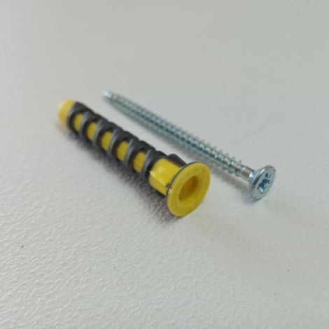 Nobex ecm2 da 6mm con vite - 300pz tassello bimateriale universale (1/5)