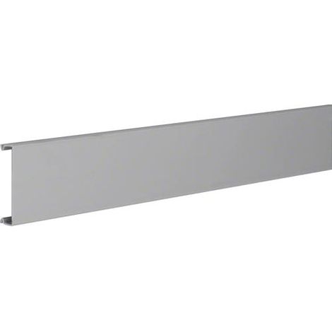 Hager – Couvercle pour goulotte électrique 60mm RAL 7030 gris – Longueur 2000mm – Finition esthétique pour installations électriques - BA70602 (1/2)