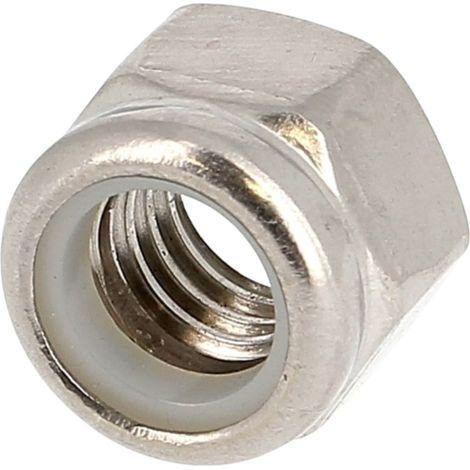 Écrou Nylstop N°6.32 UNC Inox A2