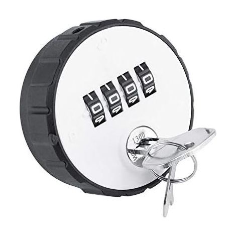 Cerradura digital con código, cerradura de leva, cerradura de combinación, carcasa de aleación de zinc, práctica, segura, con contraseña de 4 dígitos y llaves. (1/4)