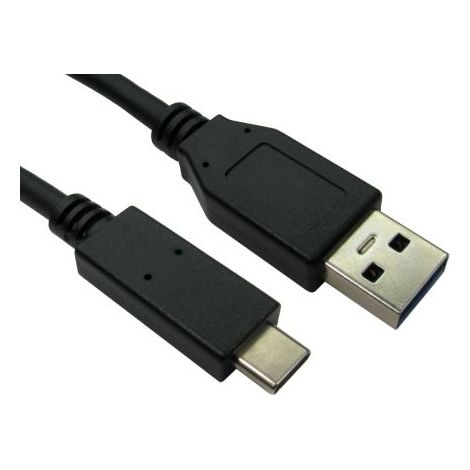 Câble USB RS PRO, USB A vers USB C, 2m, Noir ( Prix pour Boîte de 5 )