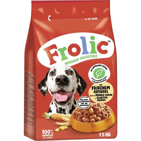 Frolic Hundetrockenfutter Adult 1,5 kg Geflügel